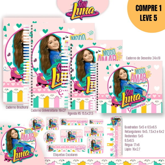 Arquivo Digital Soy Luna Kit Escolar 2025 -1470