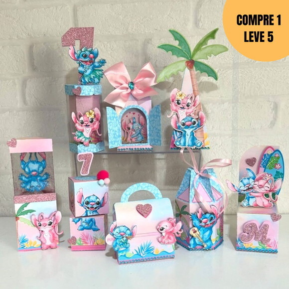 Arquivo Digital Stitch e Angel Kit Festa Pronta -1842