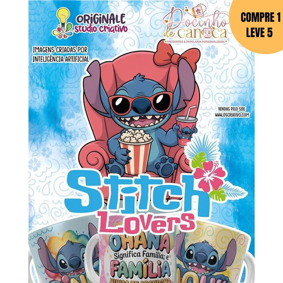 Arquivo Digital Stitch Lovers Pack -3448
