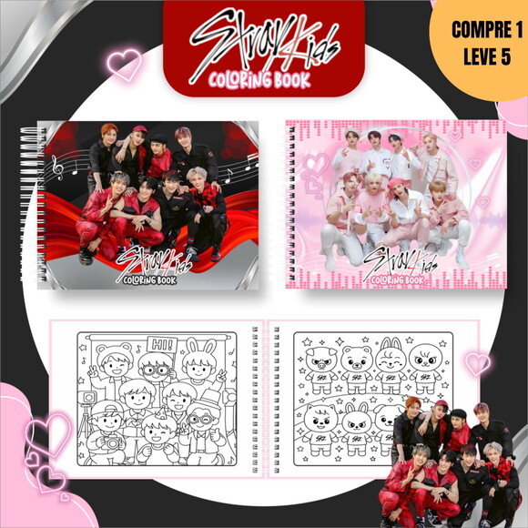 Arquivo Digital Stray Kids Livros de Colorir -3695