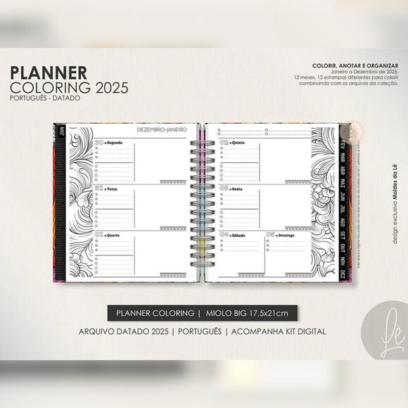 Arquivo Digital Super Combo Agendas 2025 + Calendários -647