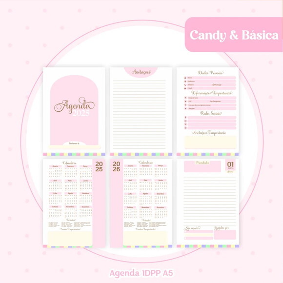Arquivo Digital Super Combo Candy Agendas -315