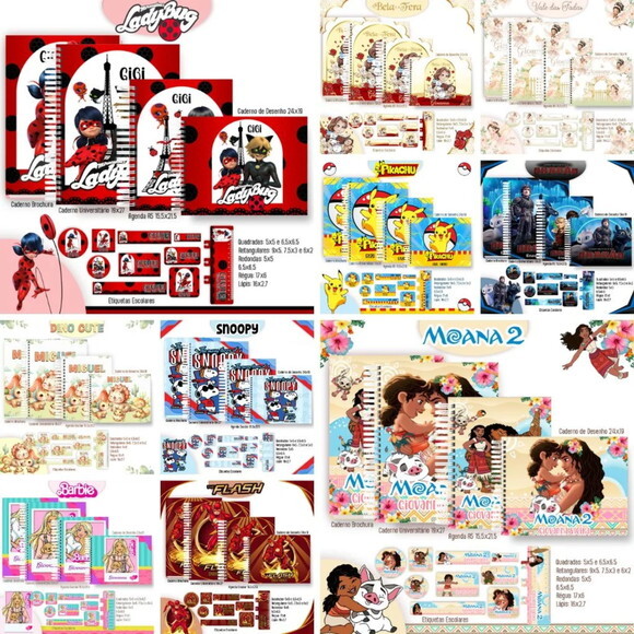 Arquivo Digital Super Combo Pack Escolar 60 Temas -1367