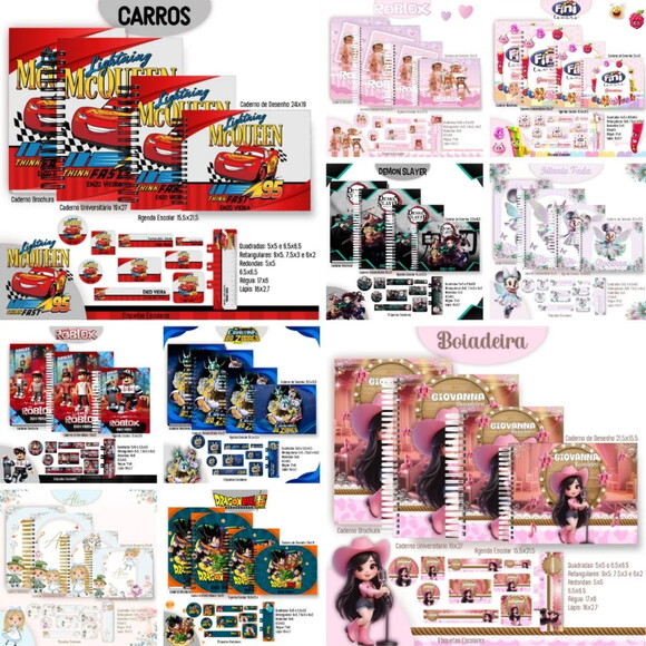 Arquivo Digital Super Combo Pack Escolar 60 Temas -1367
