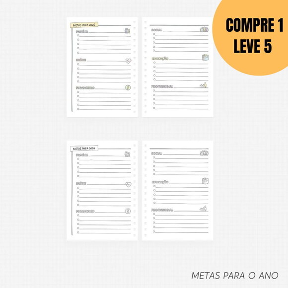 Arquivo Digital Super Combo Planner Slim para Colorir -5330