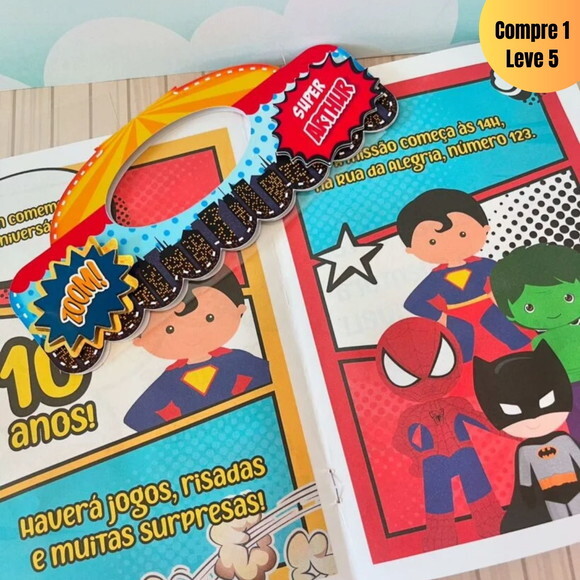 Arquivo Digital Super Heroi Kit Festa Pronta -292
