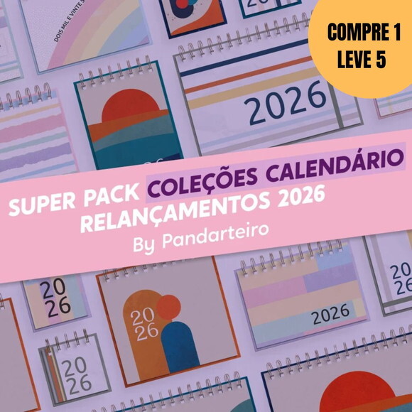 Arquivo Digital Super Pack de Coleções Calendário 2026 -5009
