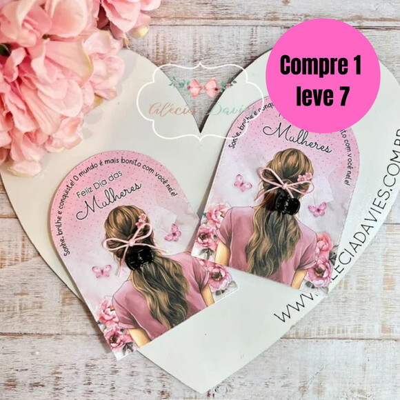 Arquivo Digital Tag para Presilhas Dia da Mulher -6488