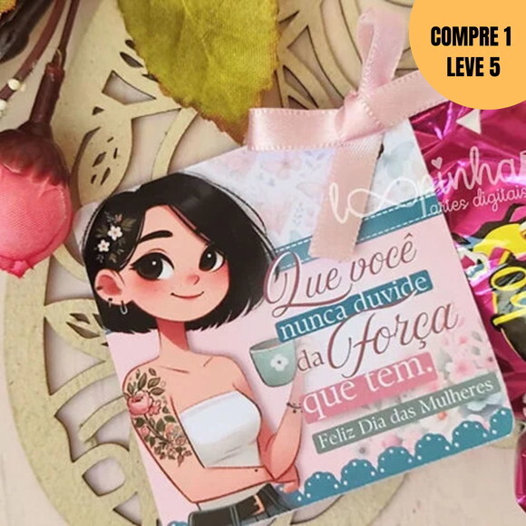 Arquivo Digital Tags Quadradas Dia das Mulheres -1942