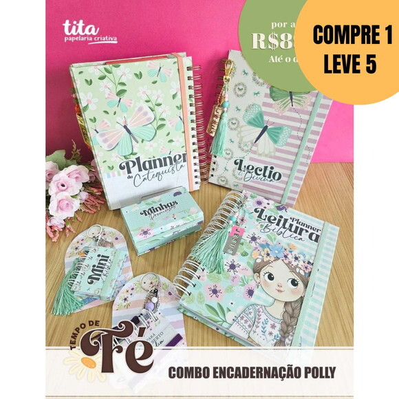Arquivo Digital Tempo de Fé Combo Encadernação Polly -5346