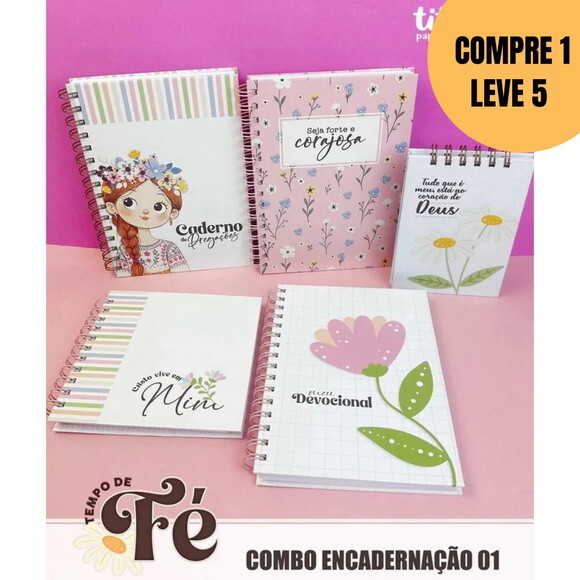 Arquivo Digital Tempo de Fé Combo Encadernação 01 -5342