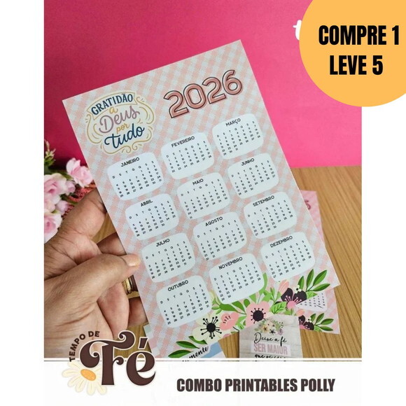 Arquivo Digital Tempo de Fé Printables Polly -5344