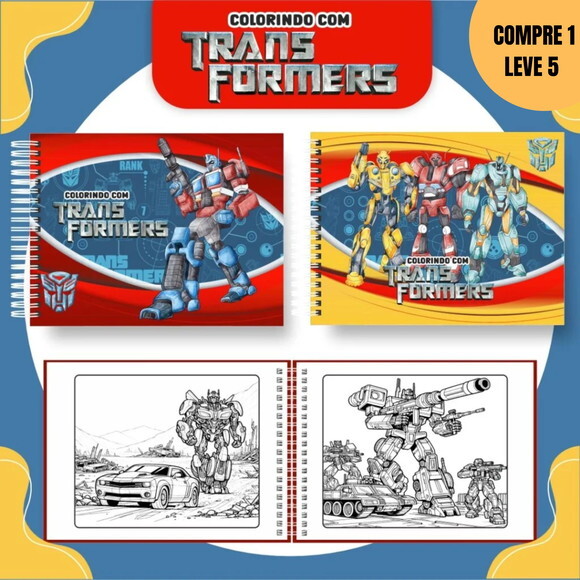 Arquivo Digital Transformers Livros de Colorir -3157