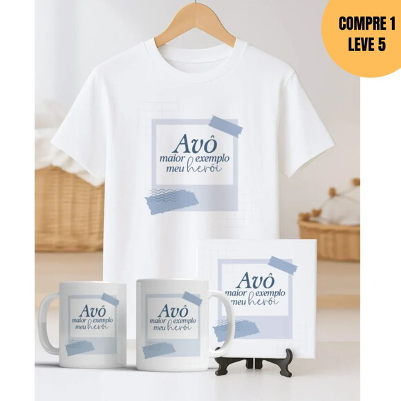 Arquivo Digital Trio Caneca Camisa e Azulejo -4043