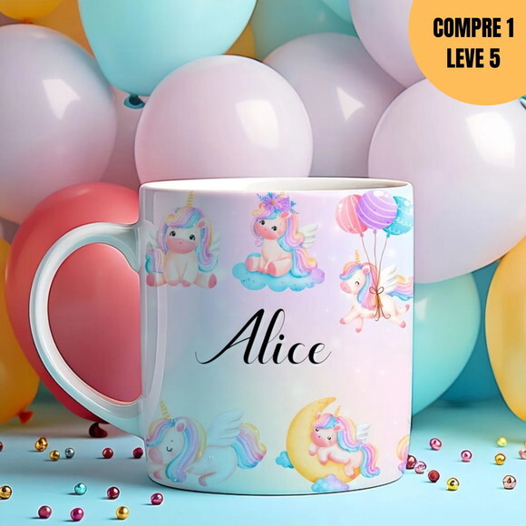 Arquivo Digital Unicórnio Arte para Caneca -1602