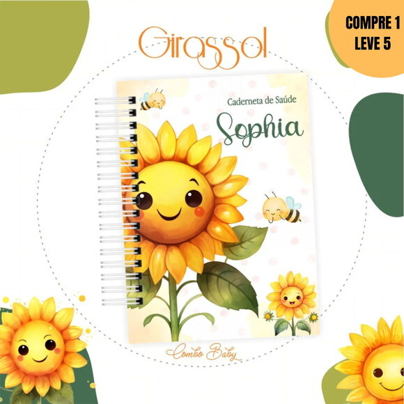 Arquivo Digital Ursa Girassol Livro do Bebe -3763