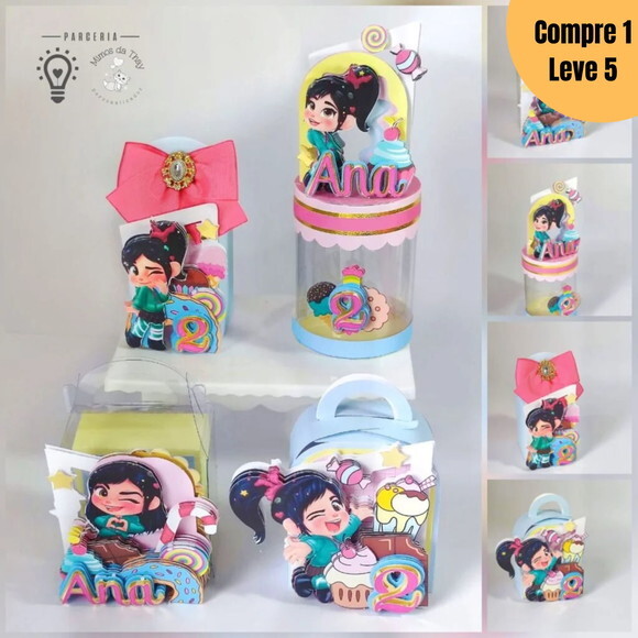 Arquivo Digital Vanellope Kit Festa Pronta -1397