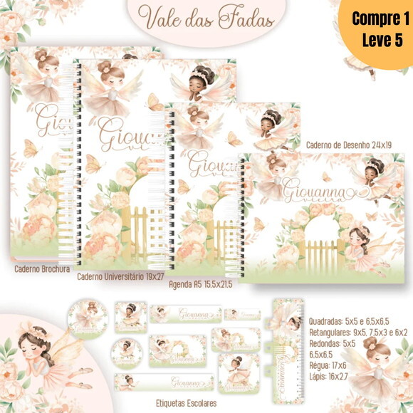 Arquivo Digital Vale das Fadas Kit Escolar 2025 -1099