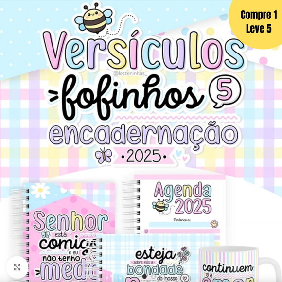 Arquivo Digital Versículos Fofinhos Agenda 2025 -365