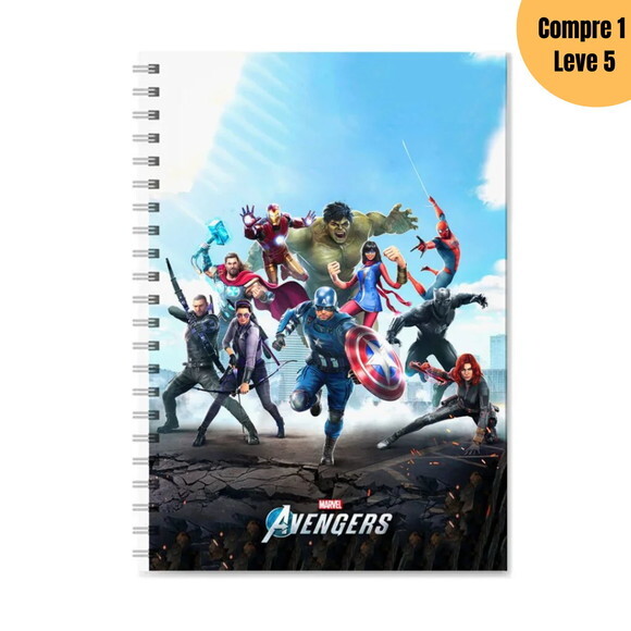 Arquivo Digital Vingadores Kit Escolar 2025 -1207