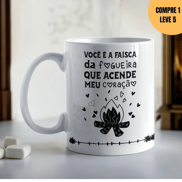 Arquivo Digital Você É a Faísca da Fogueira Canecas -3827