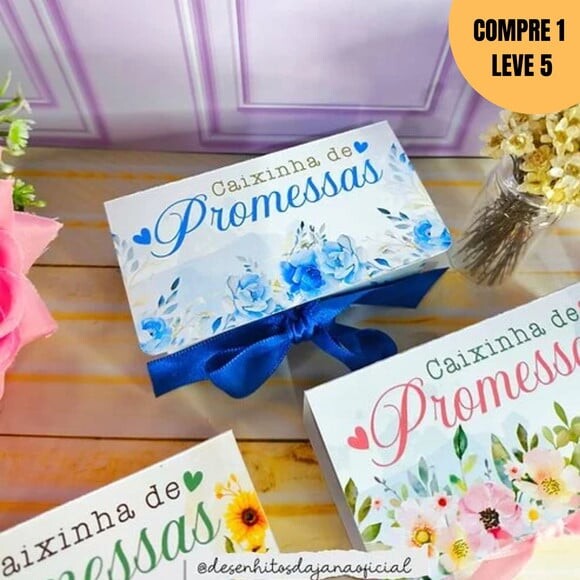 Arquivo de Corte Caixinha de Promessas -1455