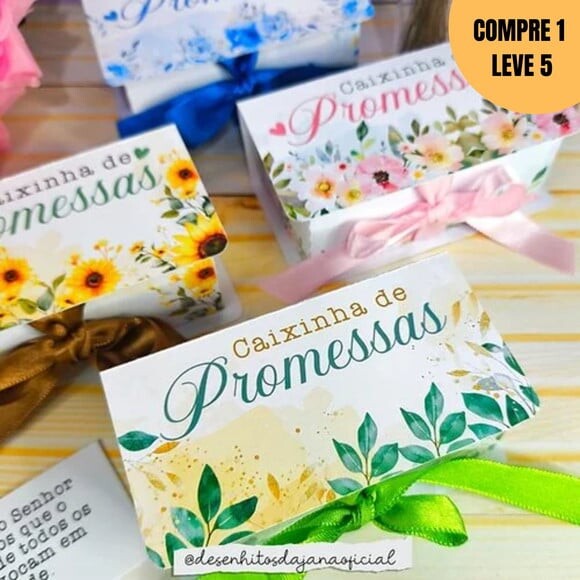 Arquivo de Corte Caixinha de Promessas -1455