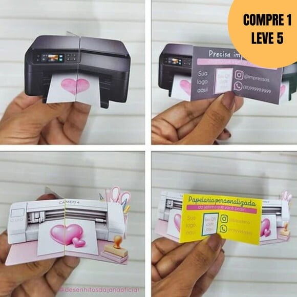 Arquivo de Corte Cards Retrovisor Diversos -6270