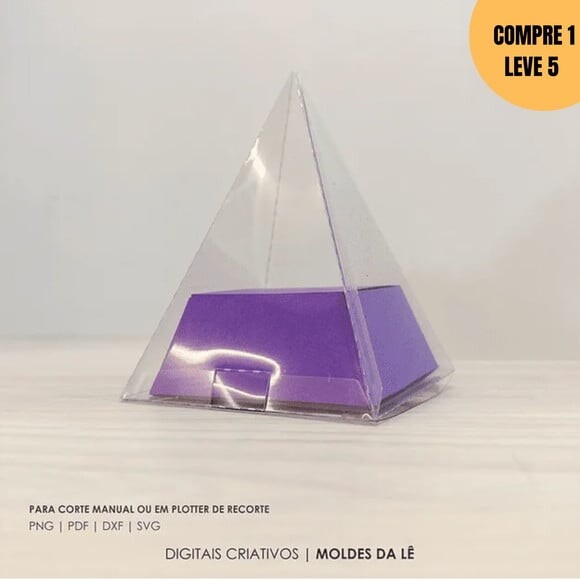 Arquivo de Corte Pack Cristal Moldes Limpos -3007