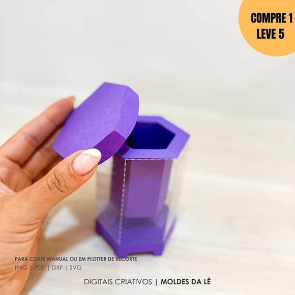 Arquivo de Corte Pack Cristal Moldes Limpos -3007