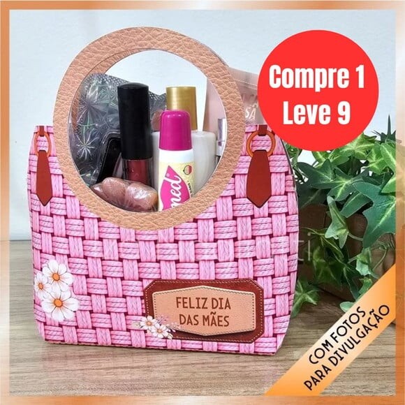 Arquivo Digital 3 Bolsas com Alça Dia das Mães -6781