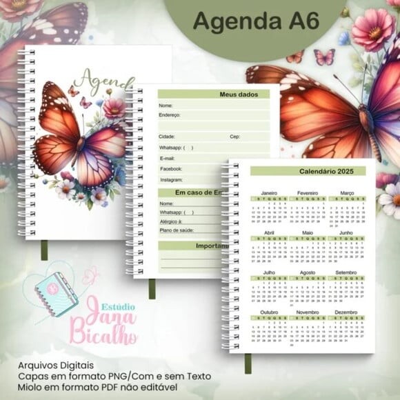 Arquivo Digital Agenda Datada A6 1dpp 2025- 149