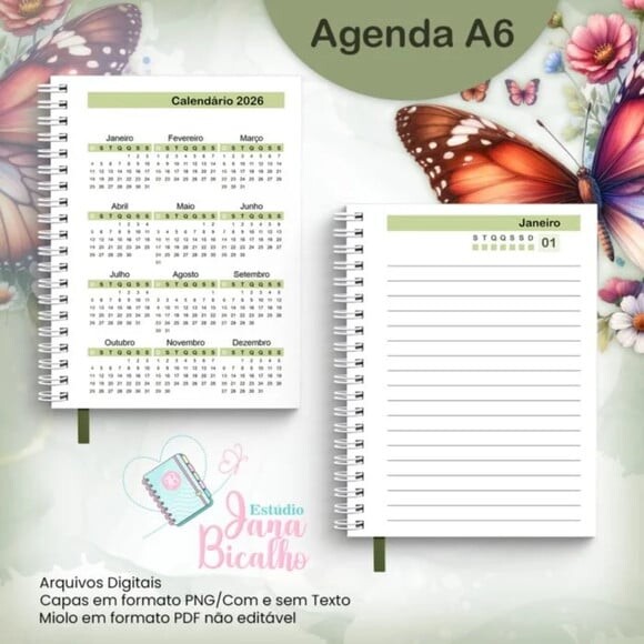 Arquivo Digital Agenda Datada A6 1dpp 2025- 149
