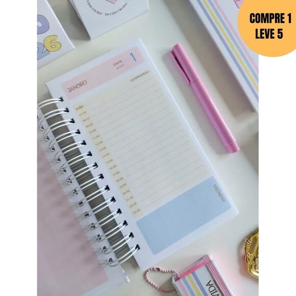 Arquivo Digital Agenda Slim Linha Collors 2026 -4362
