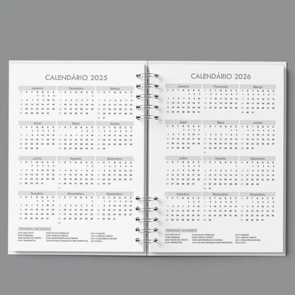 Arquivo Digital Agendamento Semanal 2025 Neutro - 152