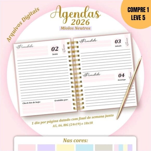 Arquivo Digital Agendas 2026 Pack Miolos Neutros -5847
