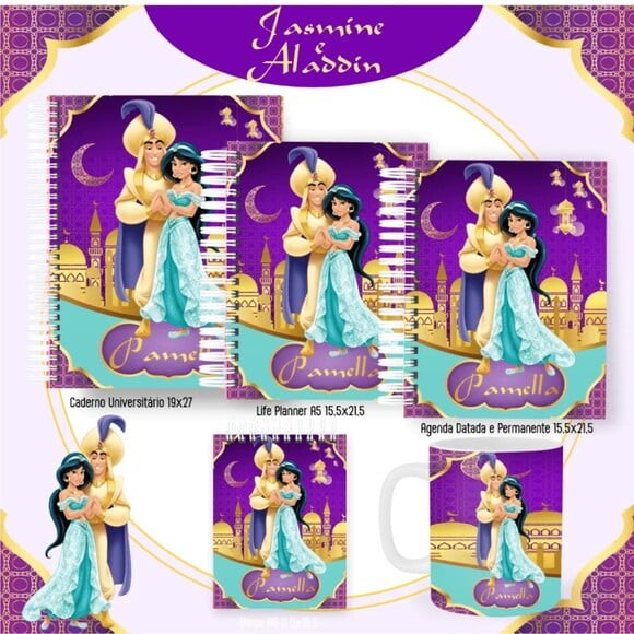 Arquivo Digital Aladdin e Jasmine Capas e Miolos 2025 -123