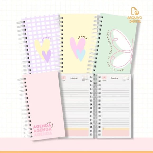 Arquivo Digital Agendas Slim 2025 - 314