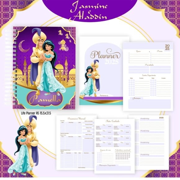 Arquivo Digital Aladdin e Jasmine Capas e Miolos 2025 -123