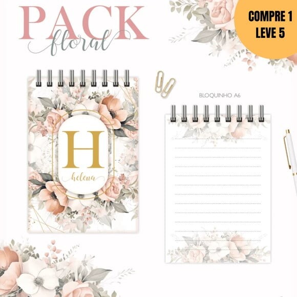 Arquivo Digital Alfabeto Floral Agendas 2026 -2915