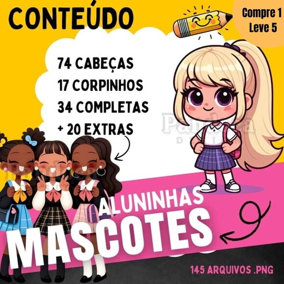 Arquivo Digital Aluninhas Meninas Volta às Aulas -1247