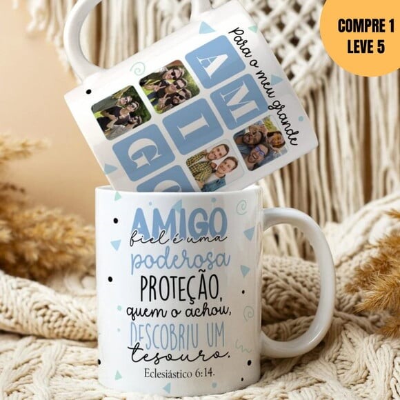 Arquivo Digital Amizade 2025 Pacote de Artes Canecas -4231