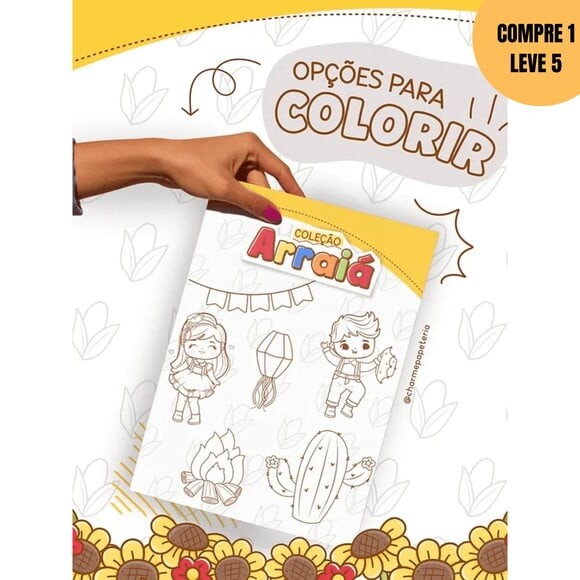 Arquivo Digital Arraiá Candy Colors Kit Digital -3952