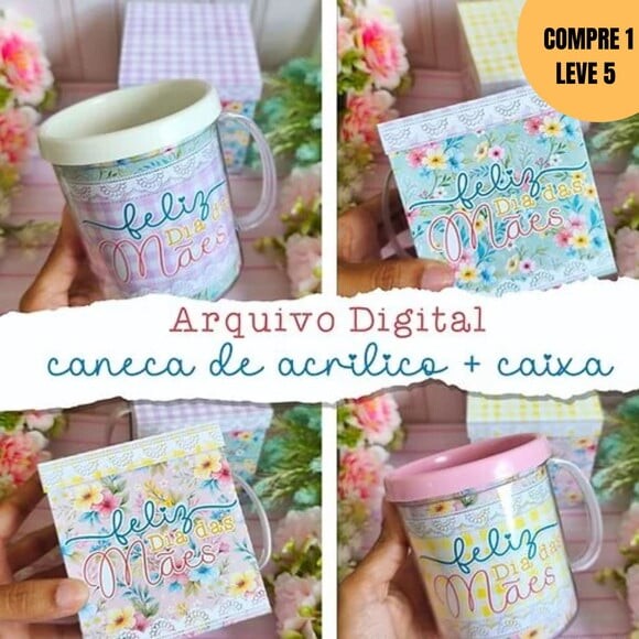 Arquivo Digital Arte Caneca + Caixa Dia das Mães -3051