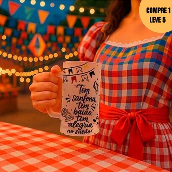Arquivo Digital Arte Caneca Chopp Festa Junina -3463