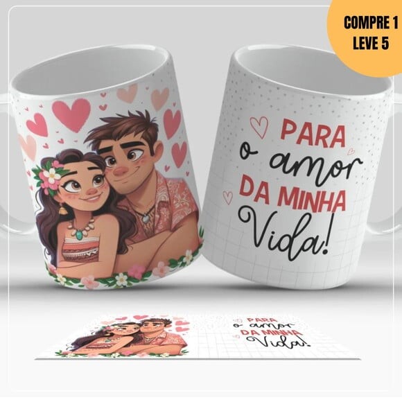 Arquivo Digital Arte para Canecas Dia dos Namorados -3576
