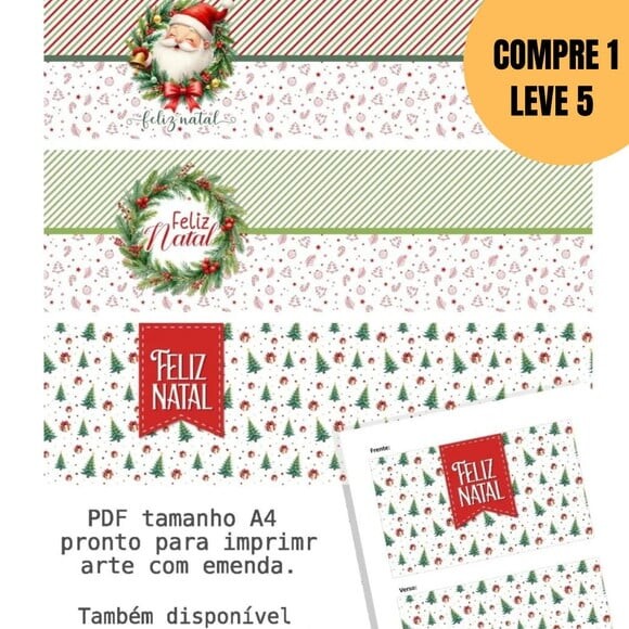 Arquivo Digital Arte para Tubolata Natal -5518