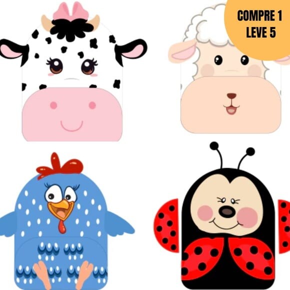 Arquivo Digital Artes para Mochilas Bichinhos -2352