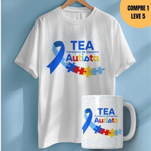 Arquivo Digital Autismo Artes para Canecas e Camisetas -2667