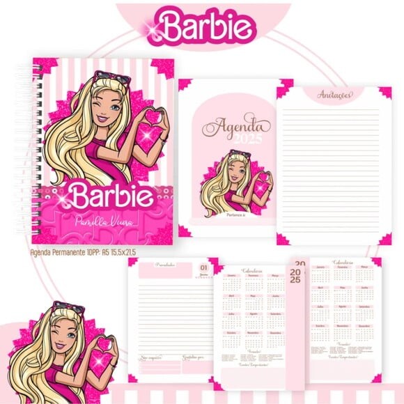 Arquivo Digital Barbie Capas e Miolos 2025 -127